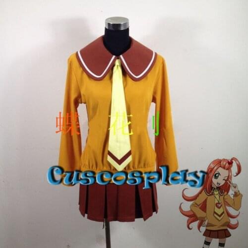 Anime Sugar Sugar Rune Chocolat Meilleure/Chocolat Kato Uniform Cosplay Costume Dress Halloween Christmas Costumes for Women