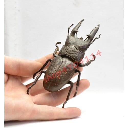 Bronze Tea Art Decoration Beetle Xiangtuo Tea Favorite Decoration Handmade Pure Copper Retro Pulp Collection Bronze Wares