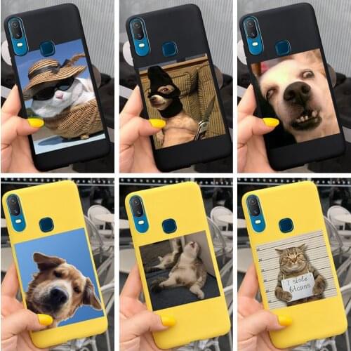 Case For Vivo Y11 Y11S Y20 Y20i Y20S Y20A Y30 Y12 Y17 Y15 Y19 Y12S Back Cover Soft TPU Cute Cartoon Bumper For Vivo Y11 2019