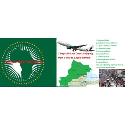 Nigeria shipping way directly 3-7days airline shipping from China to Nigeria Market Cheap freight charge Air cargo shipping