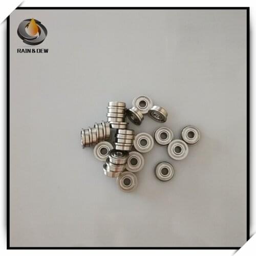 10PCS F694ZZ Flange Bearing 4x11x4 mm ABEC-3 ( 10 PCS ) Flanged F694 Z ZZ Ball Bearings F619/4ZZ By RainDew