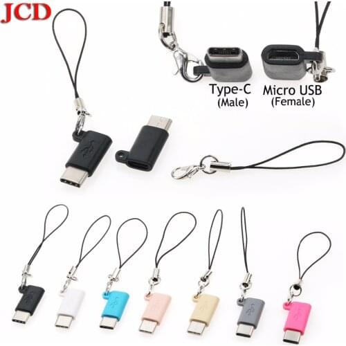 JCD New Type-c Otg Adapter Micro Usb To Type C Charger Connectors for Samsung Galaxy S8 S9 Plus Note 8 Typec To Usb-c Usbc Cable