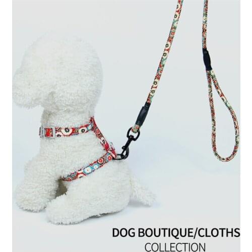 Cat Dog Collar Harness Leash Adjustable Nylon Pet tracting vest Cat Kitten Halter Collar Cats Products Pet Harness vest