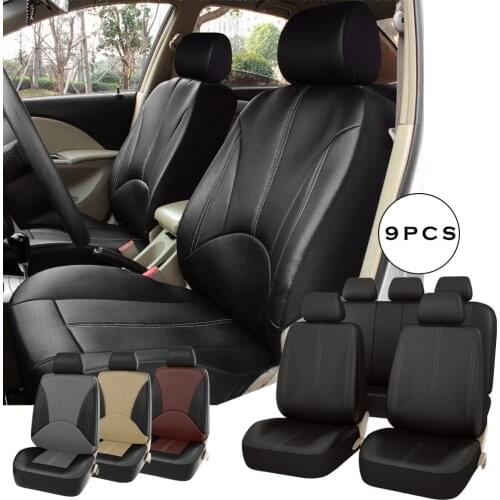 Leather Universal Car Seat covers for Hyundai all models i30 ix25 ix35 solaris elantra terracan accent azera lantra