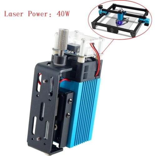 40W Laser Module LD+FAC 5.5W 450nm Continuous Laser High Precision Cut Engraver with Focus Block Slide Module Printer Cutter New