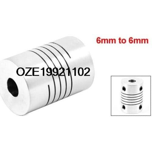 Motor Shaft 4 5 6 6.35 7 8mm Joint Helical Beam Coupler Coupling 18mm Dia 25mm Length