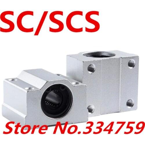 NEW 4 pcs SC12UU SCS12UU Linear motion ball bearings slide block bushing for 12mm linear shaft guide rail CNC parts