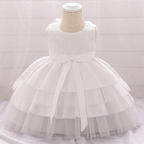 Baby Girl Dress Lace Girl Toddler Birthday Princess Dress Bow Flower Girl Photography Cake dress CHD20138
