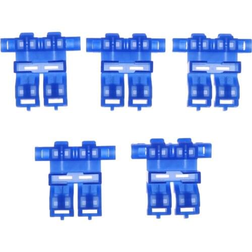 Easy Install 5x Self Stripping Inline ATC Standard Blade Fuse Tap Lock 20A