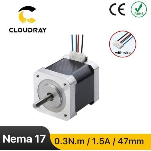 Nema 17 Stepper Motor 42mm 1.5A 30Ncm Stepping Motor 4-lead Cable for 3D Printer CNC XYZ Motor