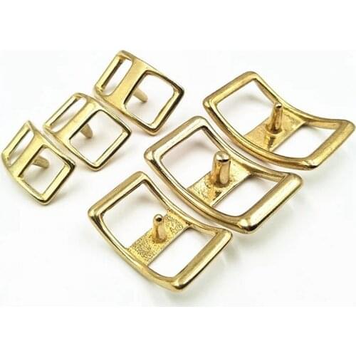 13-38mm Inner Brass NonWelded Adjustable Buckle Adjustment Webbing Strapping For Bag Leather Belt Craft Trimits Accessories