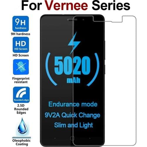 9H 2.5D Tempered Glass Vernee M3 M5 M6 X1 X2 Mix 2 Mars Pro Thor E Screen Protector For Vernee V2 Pro Thor Plus Protective Film