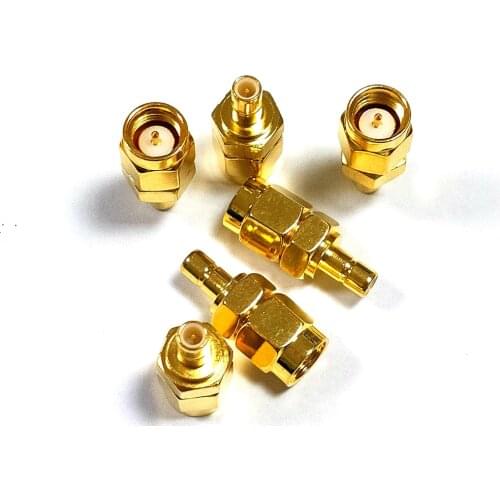 50PCS SMA male plug to SMB male straight RF connector