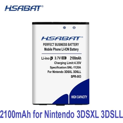 100% Original HSABAT 2100mAh SPR-003 Battery For Nintendo 3DSLL, DS XL 2015, NEW 3DSLL, SPR-001 SPR-A-BPAA-CO