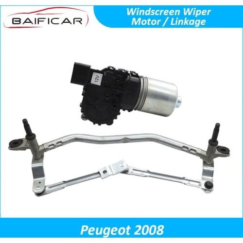 Baificar Brand New Quality Windscreen Wiper Motor Linkage Front Windshield Washer Cleaner For Peugeot 2008