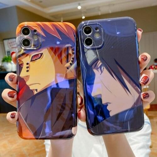 Naruto Phone Case for IPhone 7 / 8 / Plus / X / XS / XR / XS Max / 11 / 12 / Pro /Cute Cartoon Anti-fall Silicone Case