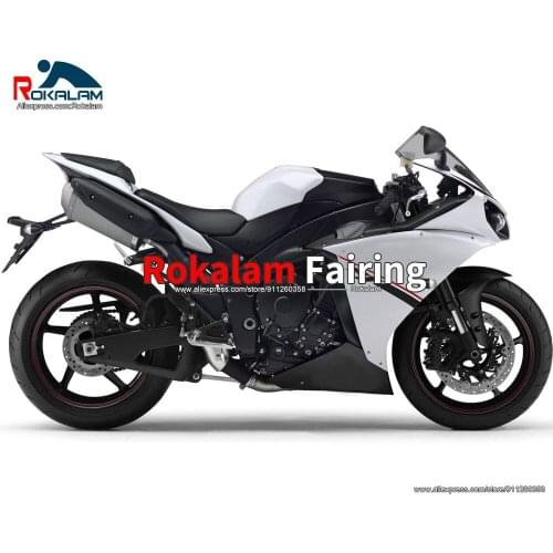 For Yamaha YZF1000 R1 2012 2013 2014 White Black Motorcycle Aftermarket Fairing Shells (Injection Molding)