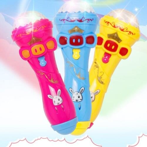 Childrens Luminous Toys Microphone Flash Stick Babys Toys for girl and boy children and kids