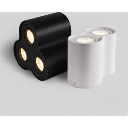 Dimmable Rotating 360° LED Downlights 10W 30W COB LED Ceiling Spot Lights GU10 Light Source LED Background Lamps Indoor Lighting