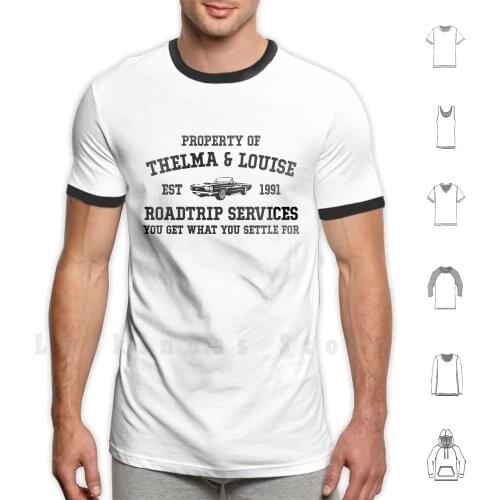 Thelma And Louise T Shirt DIY 100% Cotton 6xl Thelma And Louise Roadtrip 90s Movie Classic Icon You Get What You Settle For