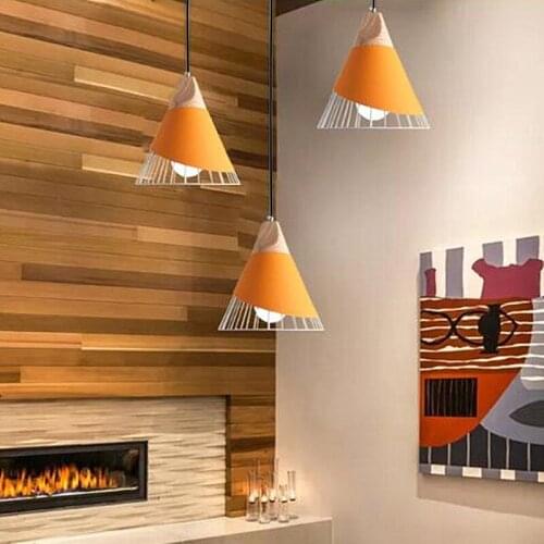Kitchen Pendant Light Fixtures Bar Modern Pendant Ceiling Lamp Home Vintage Industrial Pendant Lights Living Room Wood Lighting