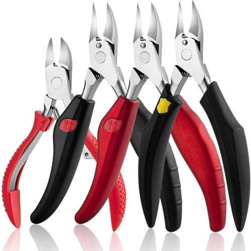 Stainless Steel Toenail Ingrown Nail Art Nipper Toe Nail Clippers Scissors Paronychia Dead Skin Remover Trimming Pedicure Tool