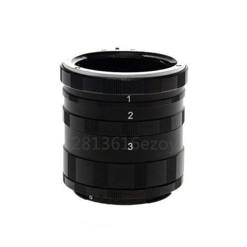 Macro Extension Tube Ring Set for Pentax PK K mount D-SLR K-5 K-7 K200D K100D K-3 K-3II K-5 IIs K-r K-x K-S1 K-S2 K-30 K-50 K-7