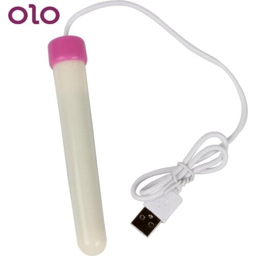 OLO Vagina Warmer Torch For Men Male Real Sex Toys USB Heating Bar Hot Sale