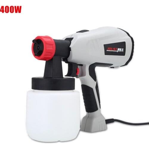 400W Electric Spray Gun Household Convenience Spray Paint 2 Nozzles 800ML Regulation High Power Sprayer EU/US/UK Plug