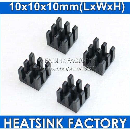 20pcs 10x10x10mm Heatsink Heat Sink Radiator Cooling Cooler for Raspberry pi Electronic 3D printer CHIP IC MOS Heat dissipation