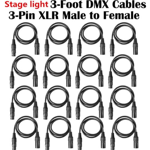 DMX stage lighting 10pcs a lot dmx cables for 230w/260w/350w led moving head spot light par light