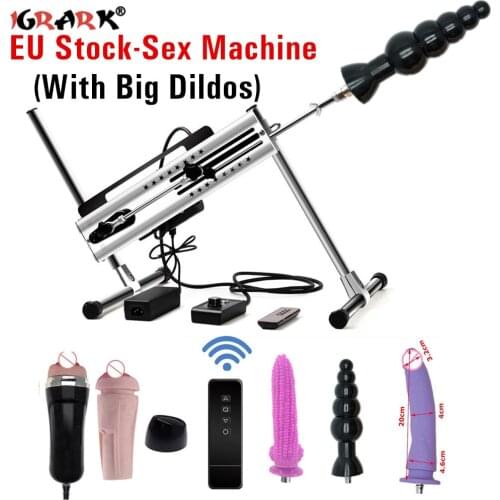 Double Head Sex Machine Automatic Masturbation Strong Power Vibrator Sex Toys for Women Female Masturbator Adult Erotic Products