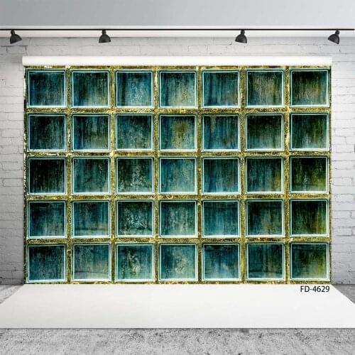 Grid Wall Photo Background Computer Printed Photophone Backdrops Photography Props for Children Baby Portrait Pets Photocall