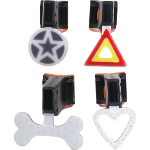 Bicycle Lights Usb Charging Led Warning Lights Night Rear Light Cycling Waterproof Water Tail Light For Cycling Bicycle