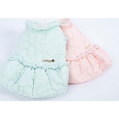 Winter Puppy Dress Cat Skirt Dog Costume Small Dog Clothes Terriers Poodle Chihuahua Yorkshire Pomeranian Bichon Clothing Coat