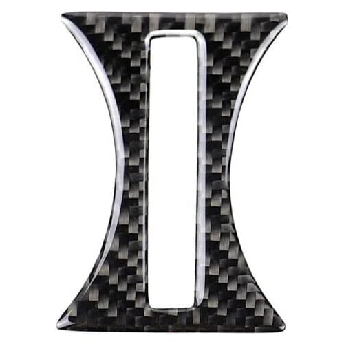 10pcs Carbon Fiber car accessories interior cup hoder decor car sticker For Mercedes W169 W117 W156 A Class CLA GLA car styling