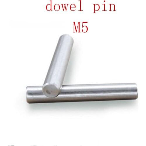 10pcs M5*6/8/10/12/14/16/20/22/25/30/35/40/45/50/55/60 Dowel Pins GB119 304 Stainless Steel Cylindrical Pin Tension Roll Pins