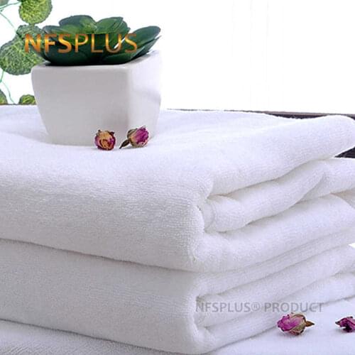 White Bath Towels For Adults 100% Cotton Thick Heavy Bathroom Terry Towels Hand Face Towel For Sport SPA Swim Beach Travel Hotel