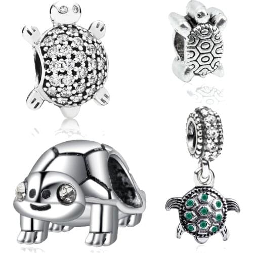 Tortoise bead jewelry making trinket charms fit pandora bracelet & necklace diy pendant bangle women jewelry cuckold bead