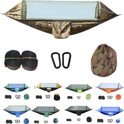 Camping Hammock with Net Travel Portable Lightweight Hammock for Hiking Camping Backpacking Travel