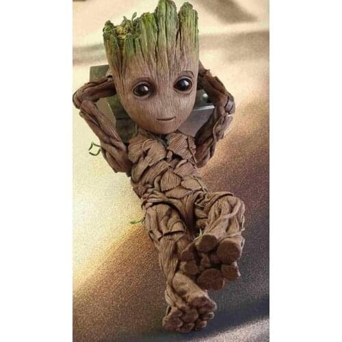 Large size 5D DIY square/round Diamond Painting superhero Groot Cross Stitch Diamond Embroidery Pattern Rhinestones Decor CV340