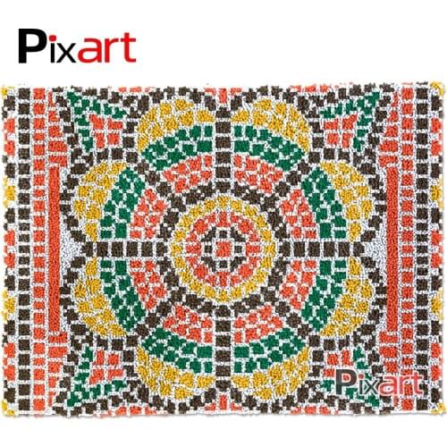Latch Hook Rug Colforful Mandala Plush Wall Tapestry Kits Crochet Cushion DIY Carpet Rug Home Decor Chunky Yarn Arts & Crafts