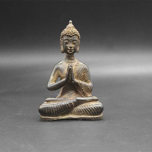 Beautiful Old Tibet Tibetan Bronze Buddhism Buddha Statue Exorcism Peace Wealth Statue