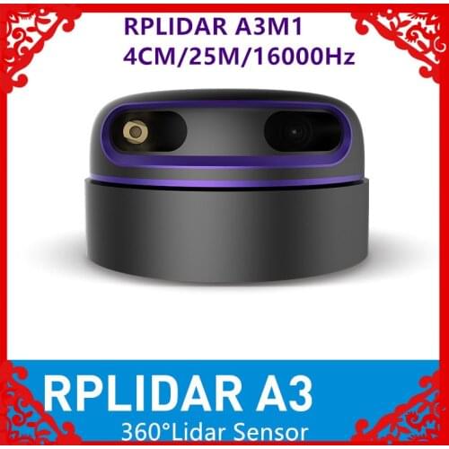 Slamtec RPLIDAR A3 2D 360 degree 25meters scanning radius lidar sensor for obstacle avoidance and navigation Screen interaction