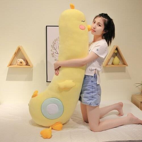Cute Cartoon Throw Pillow Soft Breathable Leg Cushions Plush Butt Pads Warm Sleeping Sofa Tatami Mattress Home Decor