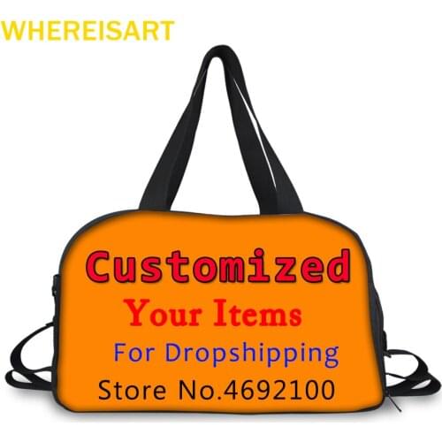 3D Customized Your Image Men Travel Bag For Women Daily Business Carry Baggage Duffle Hot Ladies Girls Wholesale Dropshipping