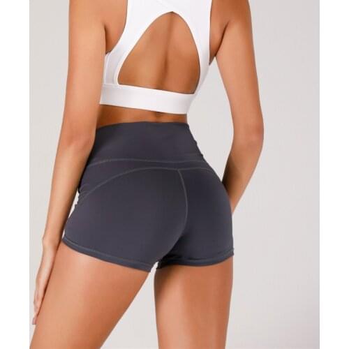 New High-Waisted Butt-Lifting Womens Yoga Wear Shorts Fitness Running Shortswholesale