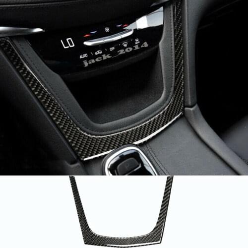 For Cadillac XT5 2016 2017 2018 Real carbon fiber Trim Cover Central Dashboard