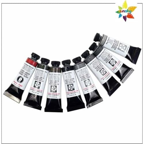 Original Daniel Smith Extra Fine watercolor pigment Mineral Advanced grey series single tubular 15 ml 8 colors Self selected