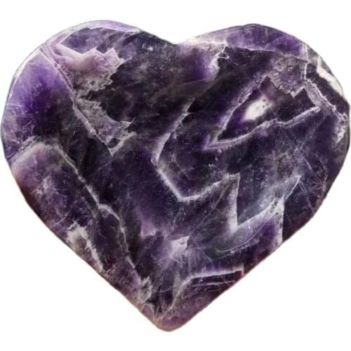 Dream amethyst heart-shaped ashtray